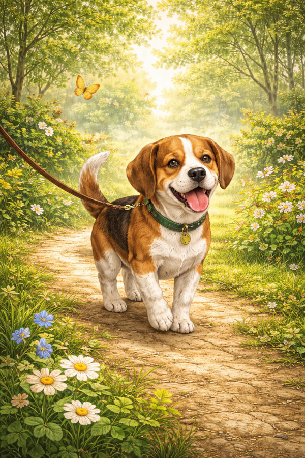 1 Hond uitlaten 60 min (weekend)