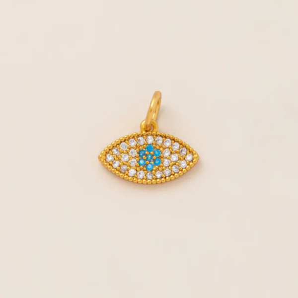 Evil Eye Bedel – Beschermend Oog met Turquoise & Kristallen | 1001 Nacht Collectie