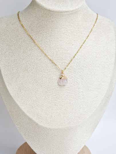 Ketting met Rozenkwarts hanger