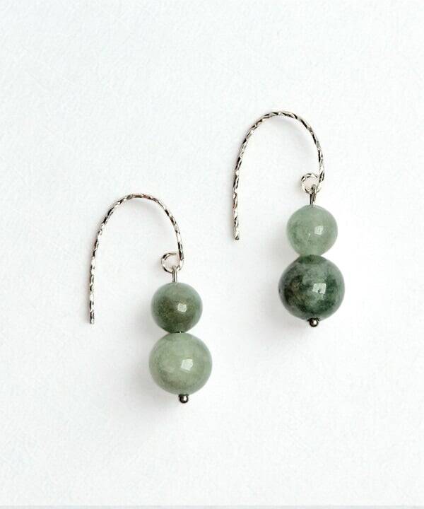 Oorhangers Birma Jade