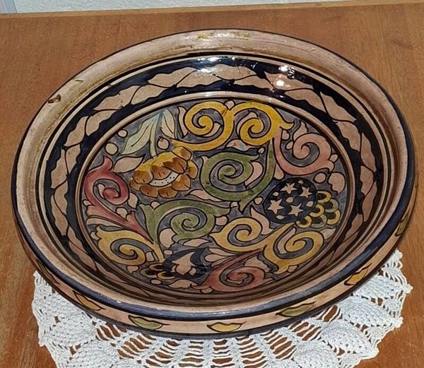 Décoration Maroc -Salé Tajine émaillé