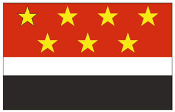 Zevenhuister Gevelvlag, standaard 150x100 cm, vlaggendoek 115 gr.