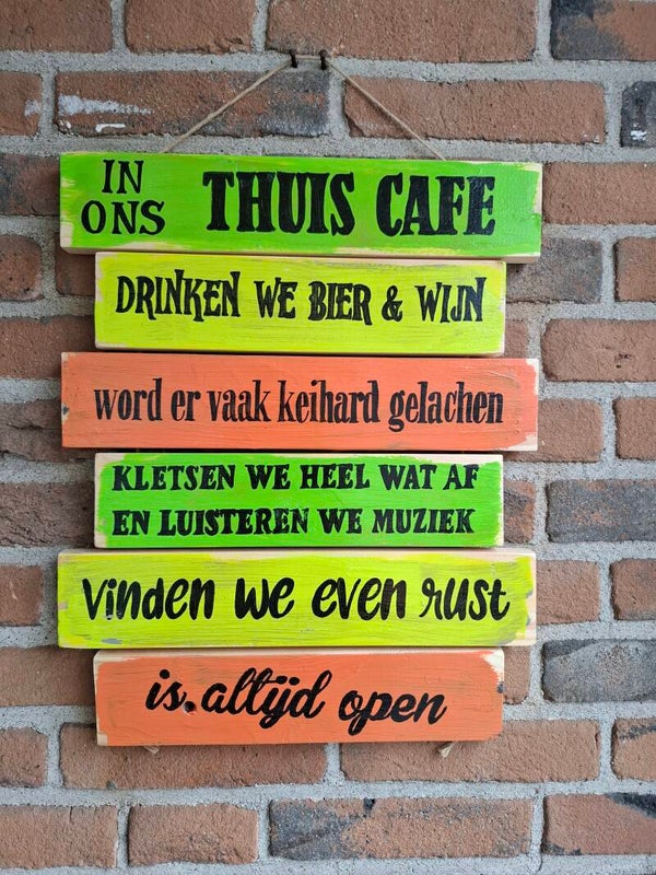Tekstladder Thuiscafe nr 018