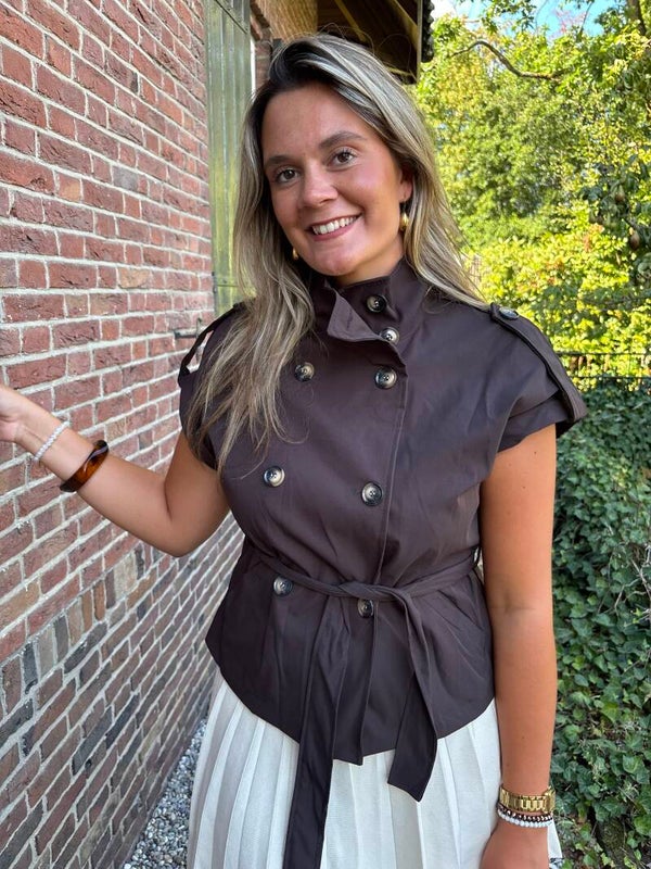 Choco bruine gilet