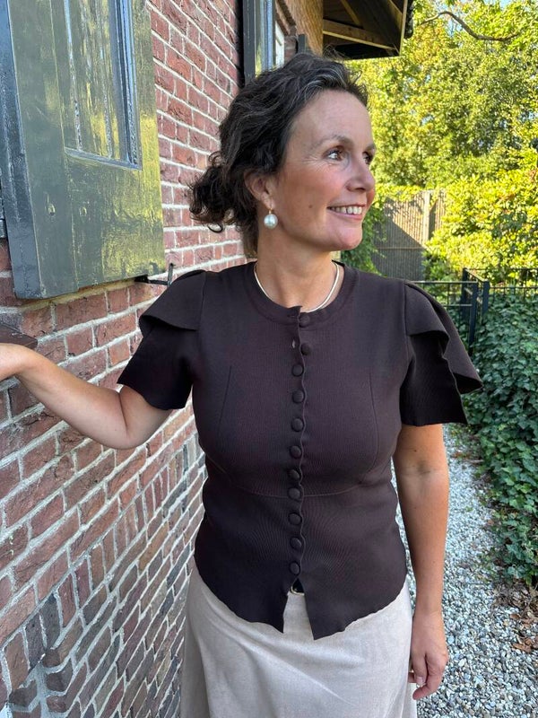 Bruine Annabel top