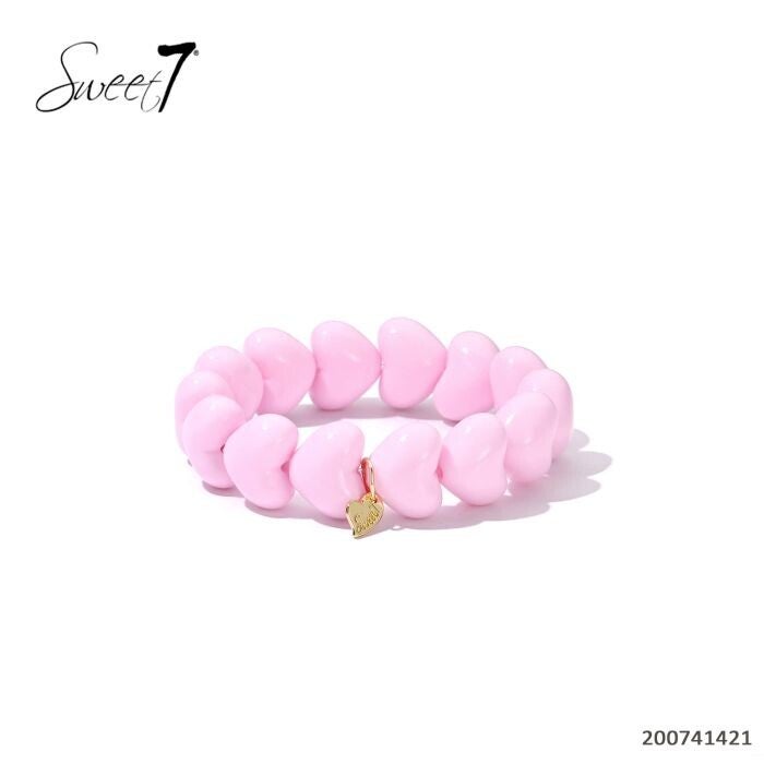 Pink hearts bracelet