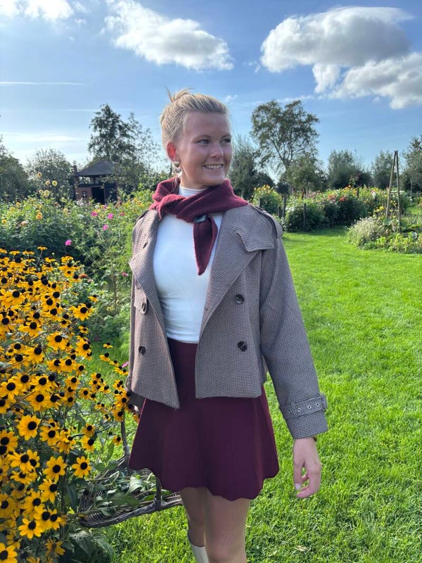 Burgundy rokje