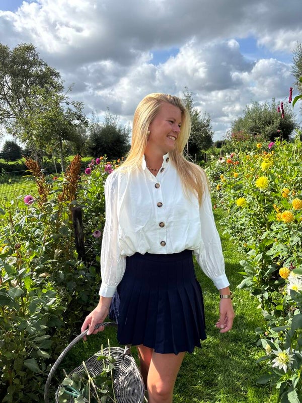 Blue skort