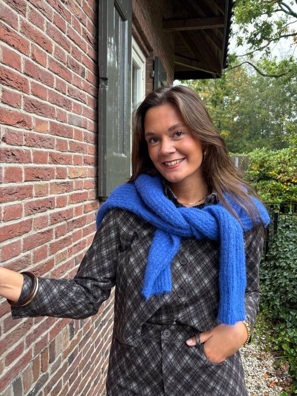 ‘t bruin blauwe herfst jasje