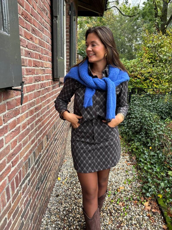 ‘t bruin blauwe herfst rokje