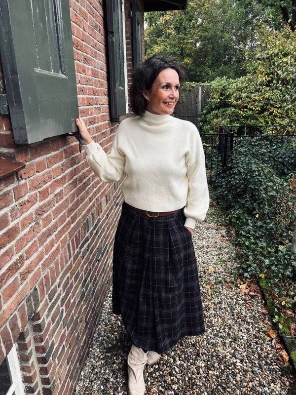 Blue black Ella skirt