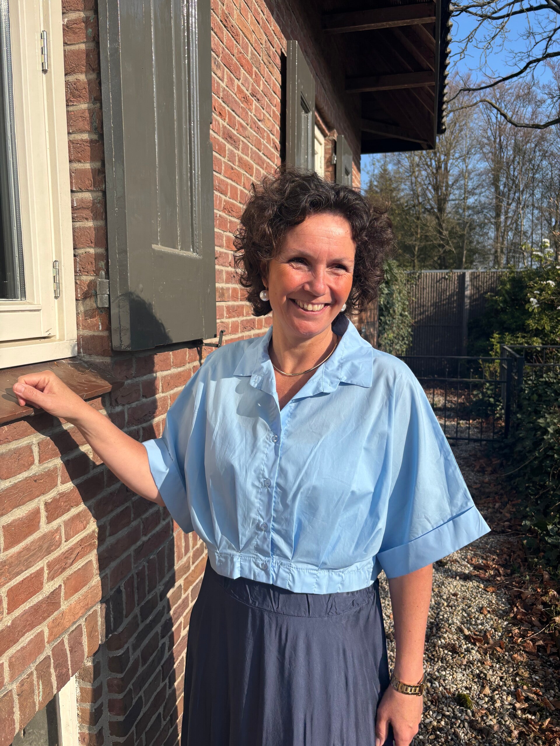 ‘t blauwe zomer blousje