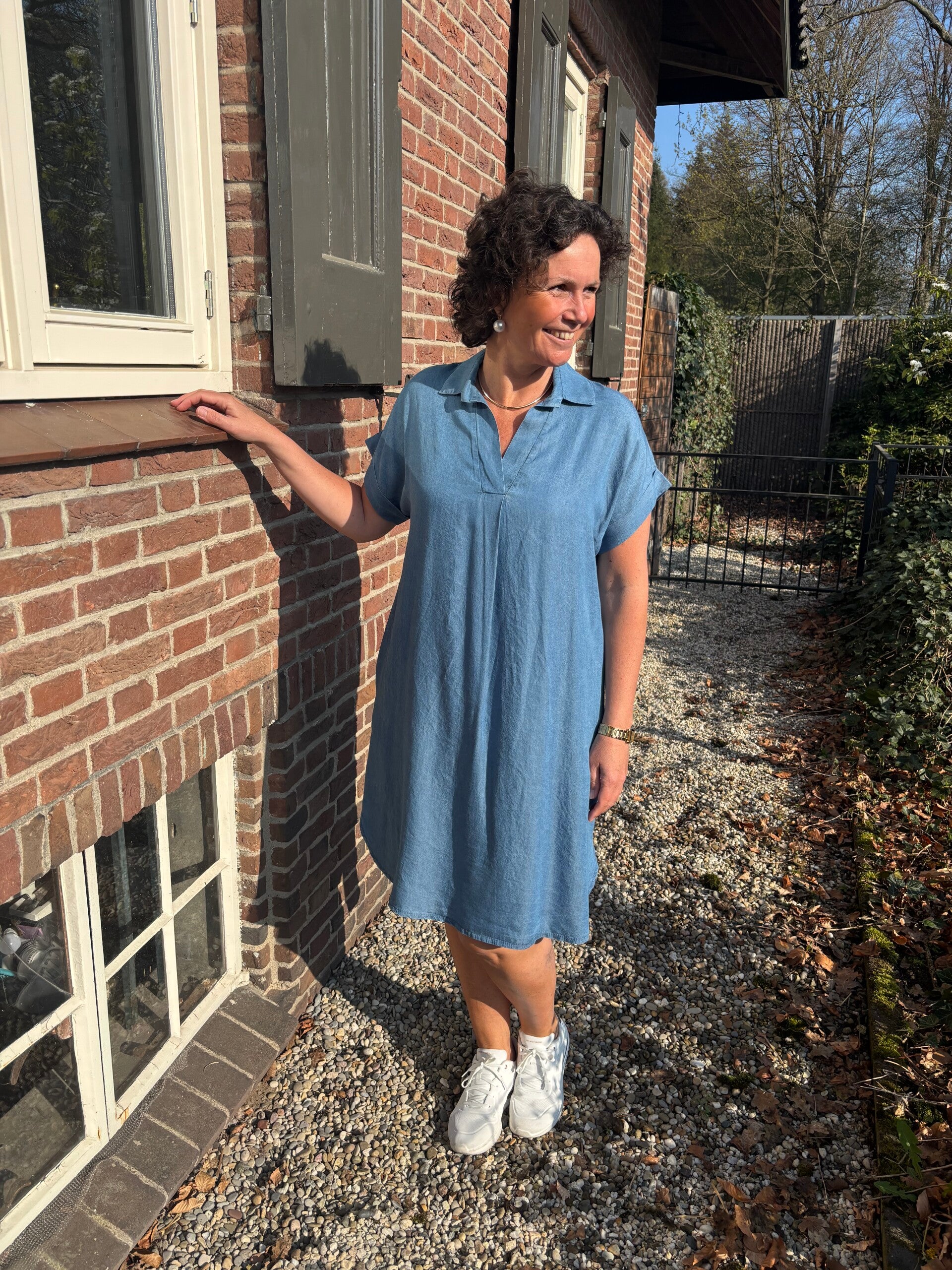 Denim beach dress