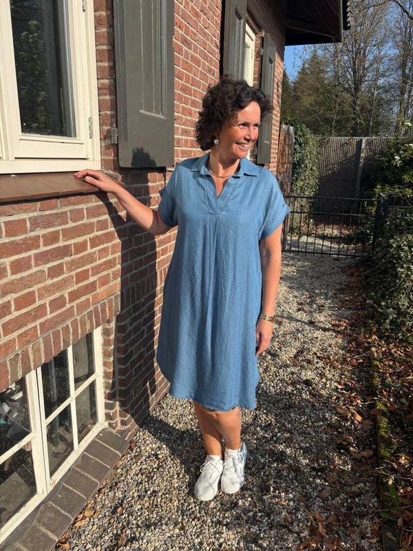 Denim beach dress