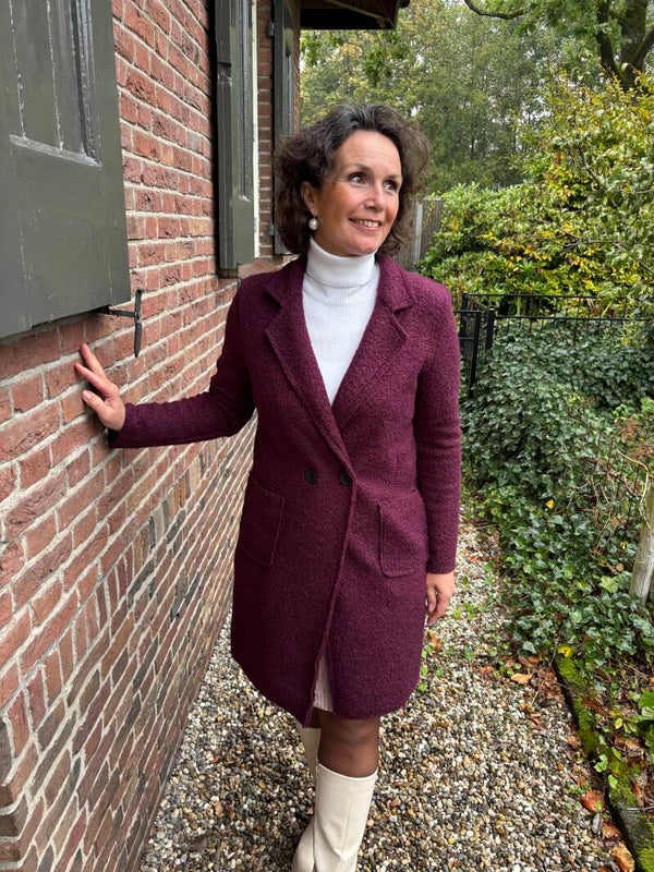 Brugundy Anita vest