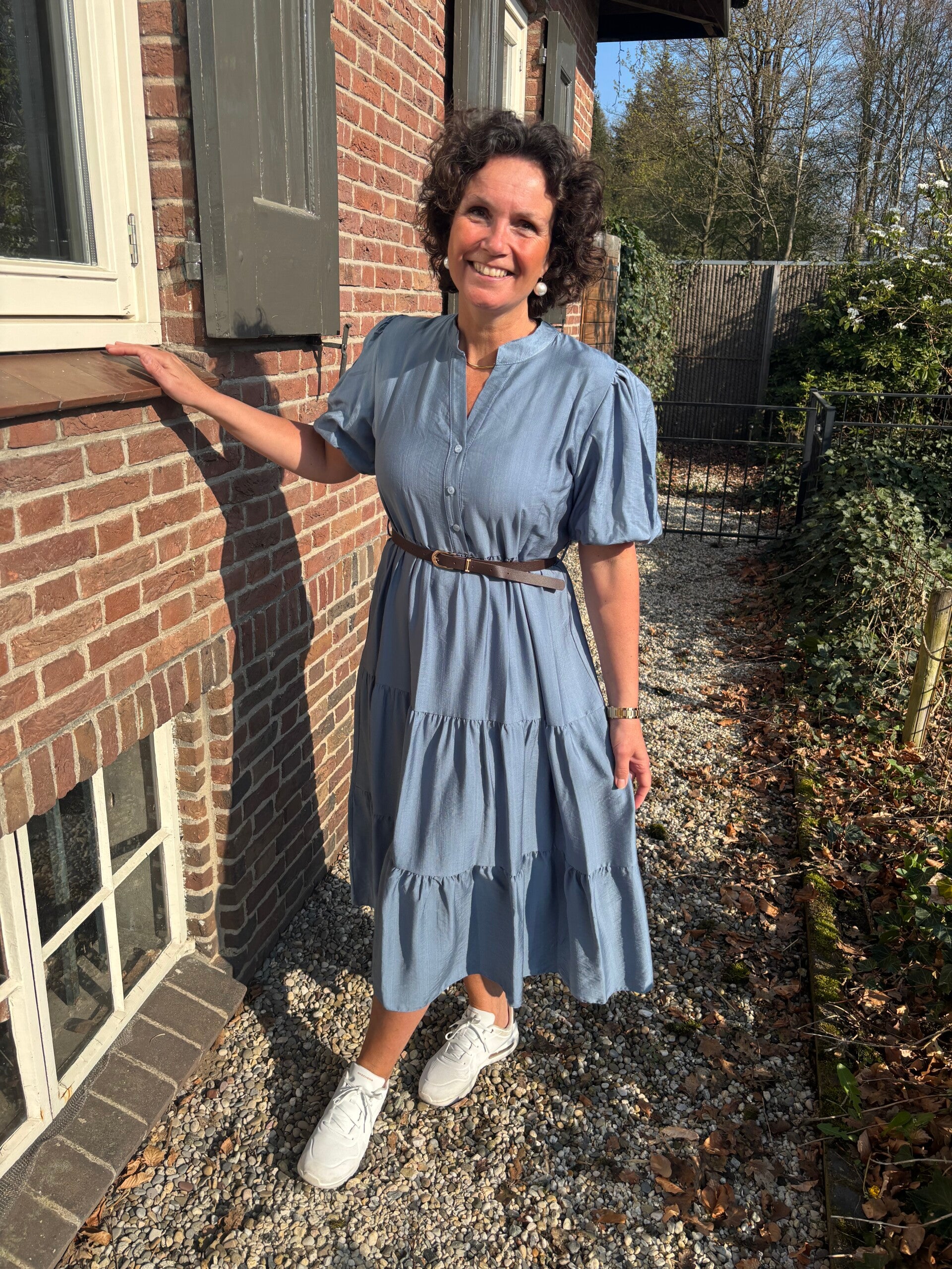 Summer blue dress