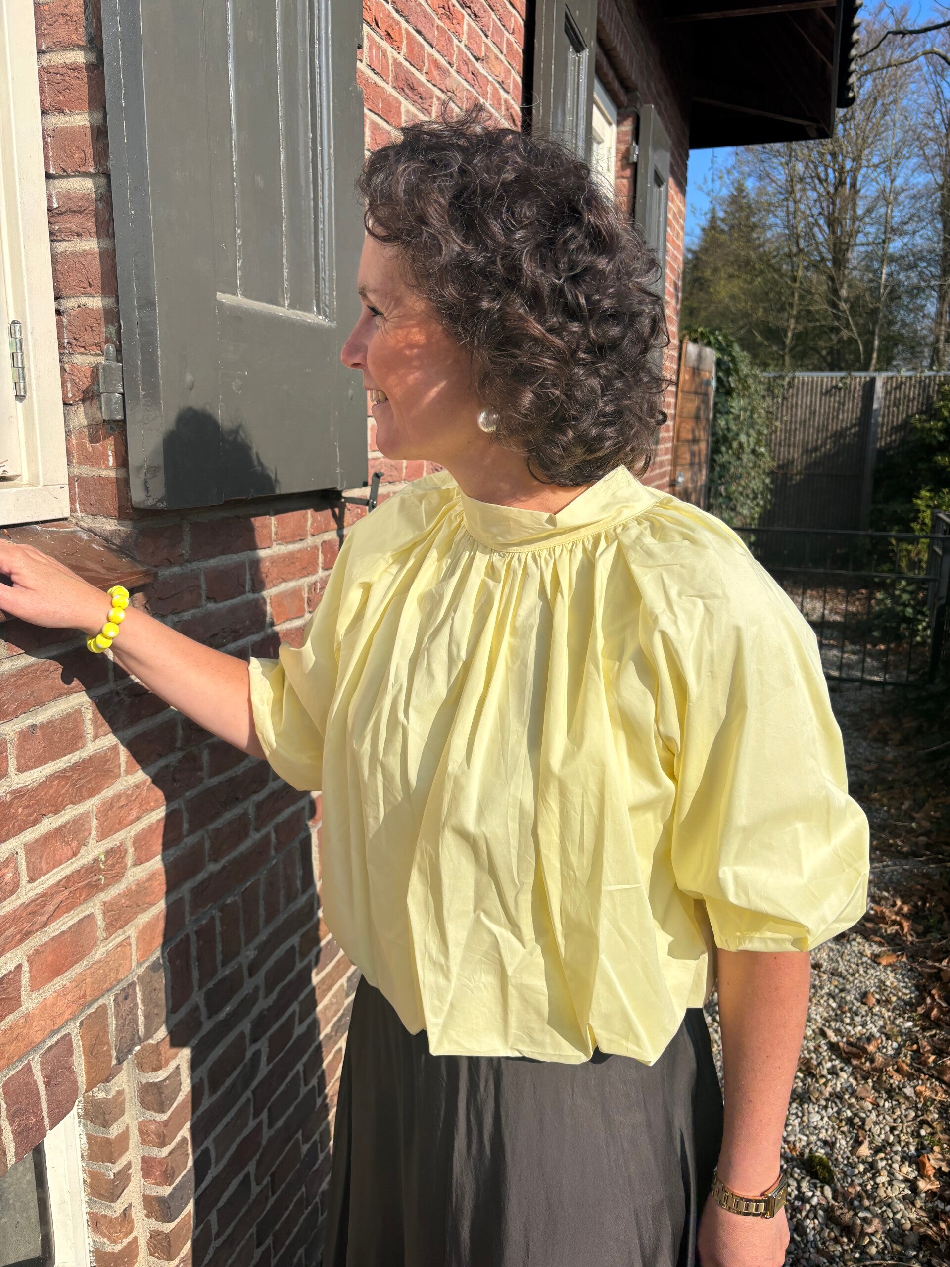 ‘t lente blousje geel