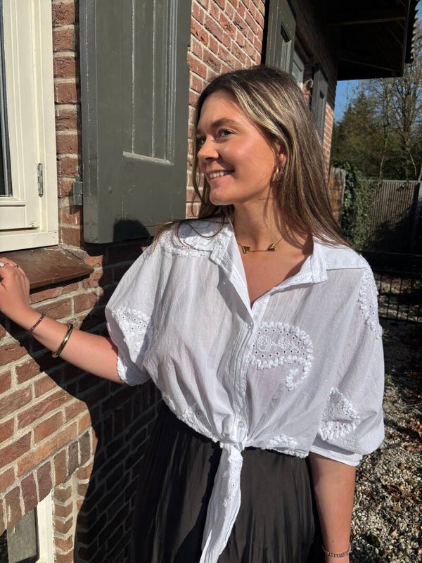 Beach blouse White