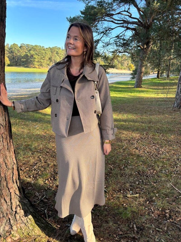 Beige Brown skirt