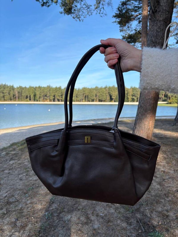 Bruine herfst tas