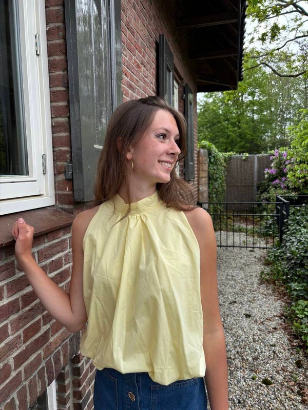 Lieve top geel