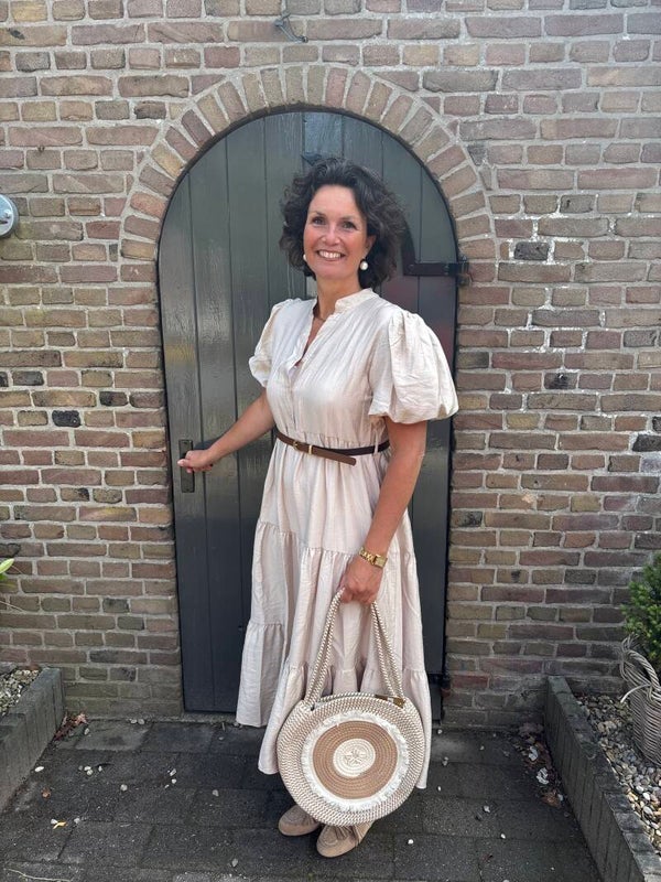 Summer ecru dress