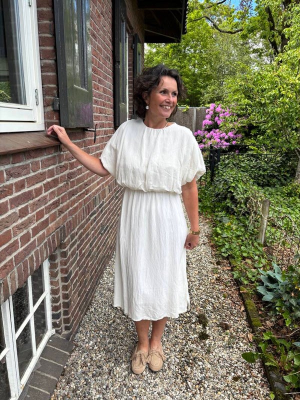 Witte zomer jurk
