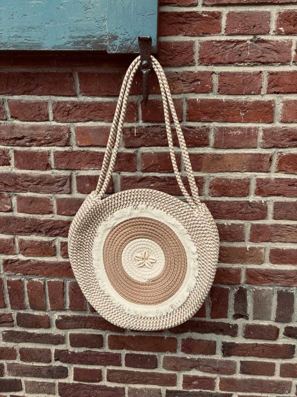 Ronde schelp tas