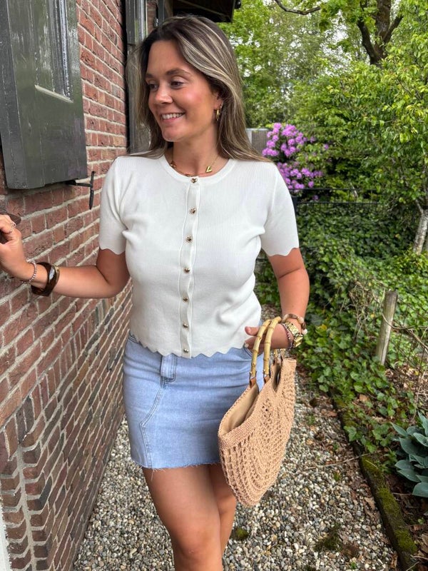‘t leuke witte vestje