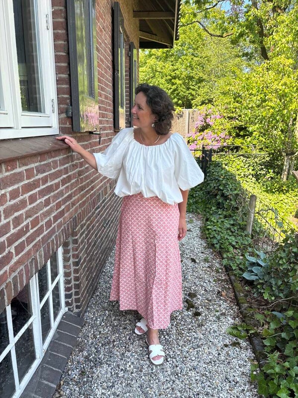 Zomer Bo rok roze rood