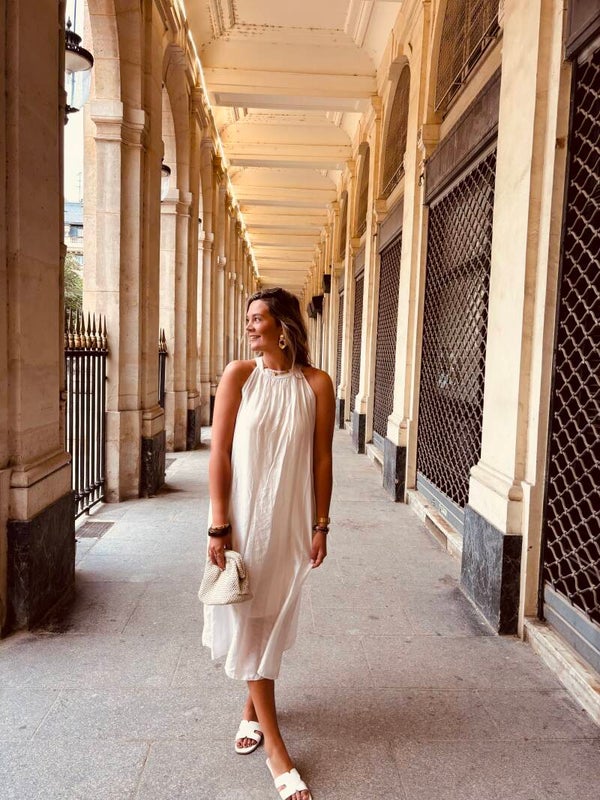 Chic beige dress