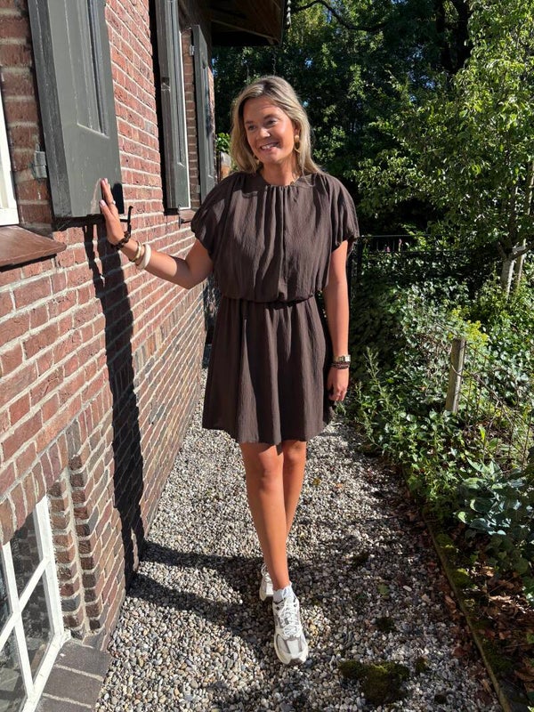 Brown lala dress