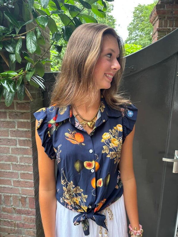 Blue Summer top