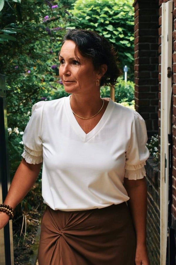 White tutu top