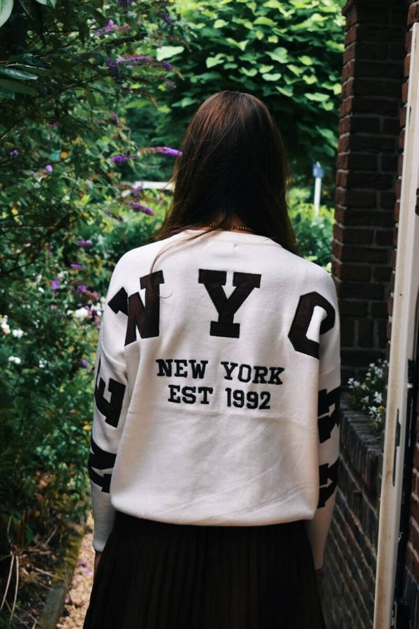 New york ecru sweater