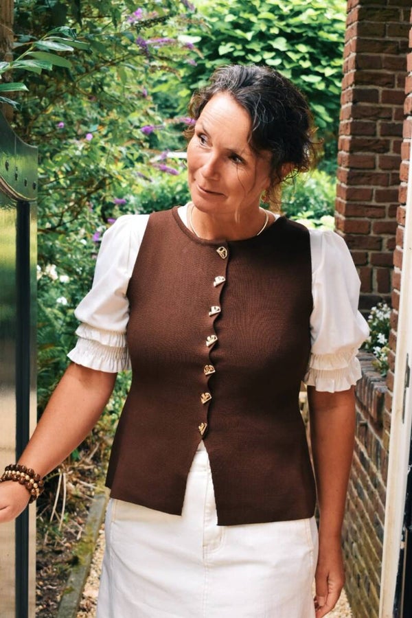 't bruine gilet