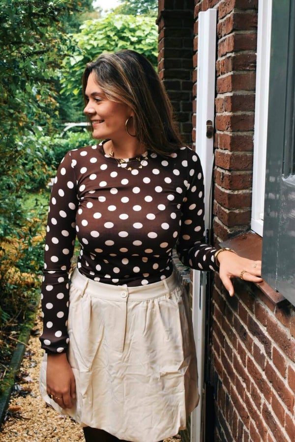 Ecru ballon skirt