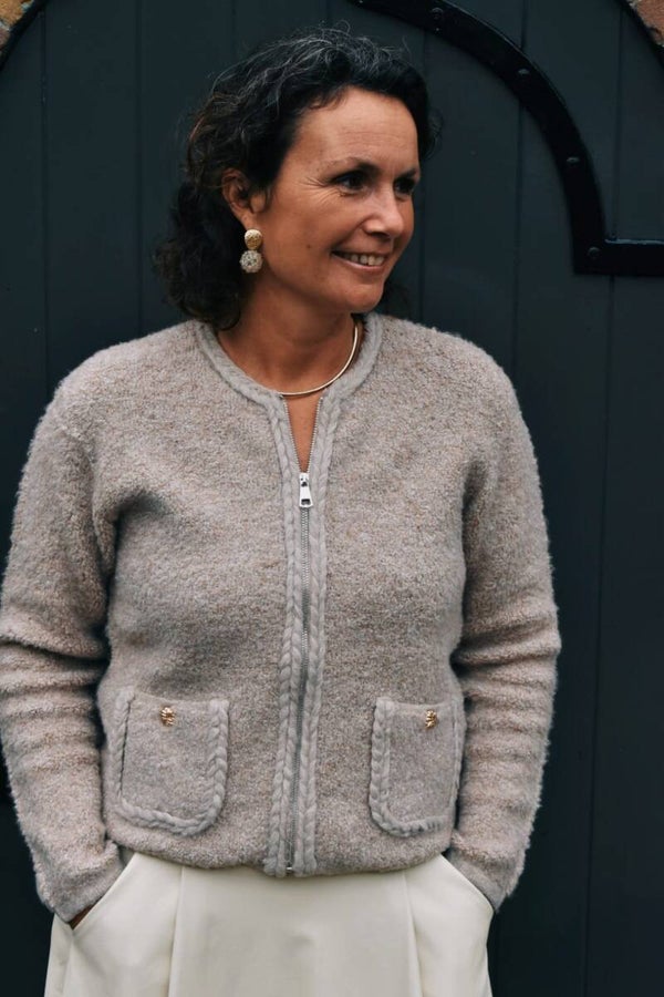 Taupe anita vestje