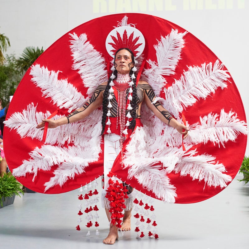 Show Piece - Celebrating Indigenous Knowledge | Photographer: Eduard Haomahu | Collab with Carla Sabajo | Model: Alydia Wever