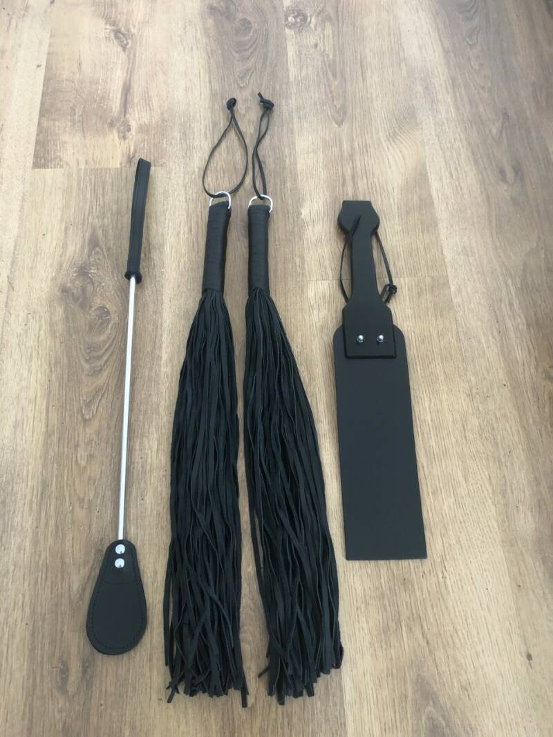 Zwepen flogger plaque paardrijzweep
