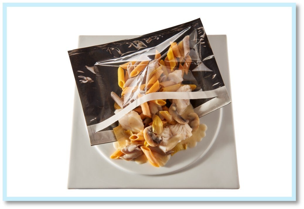 la patollote: papillote avec pates