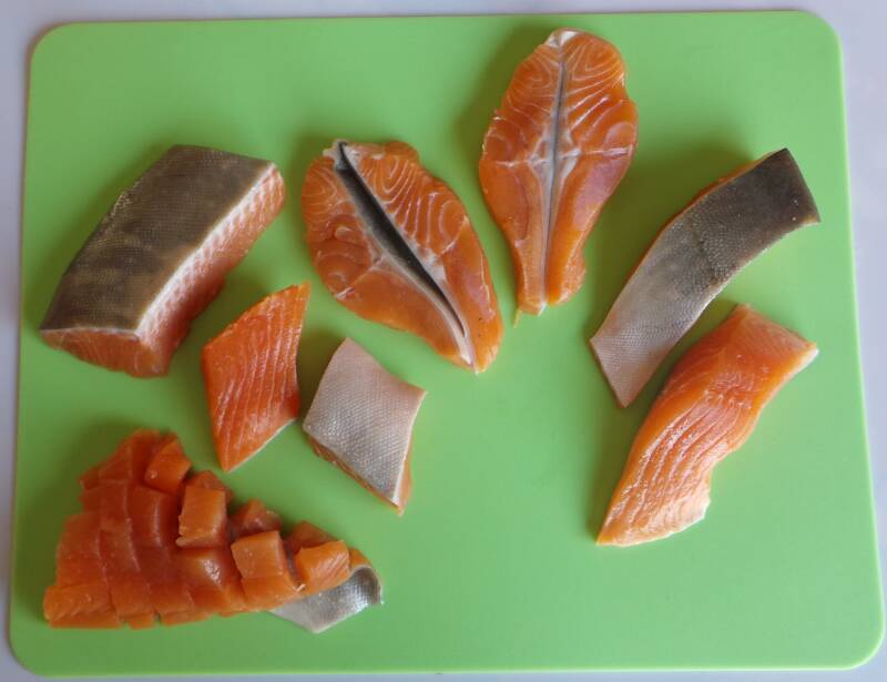 Omble chevalier coupes sur mesure