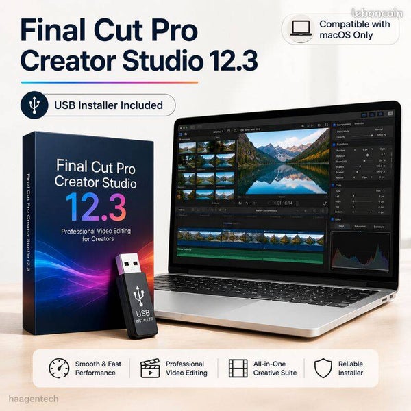 Final Cut Pro Creator Studio 12.3 pour MacOS