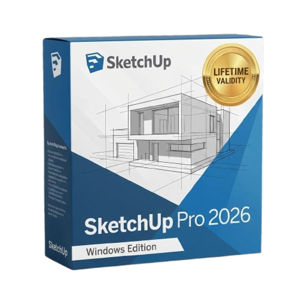 SketchUp Pro 2026 + Layout 2026 + 3D Warehouse 2026 - Activation perpétuelle 1 PC
