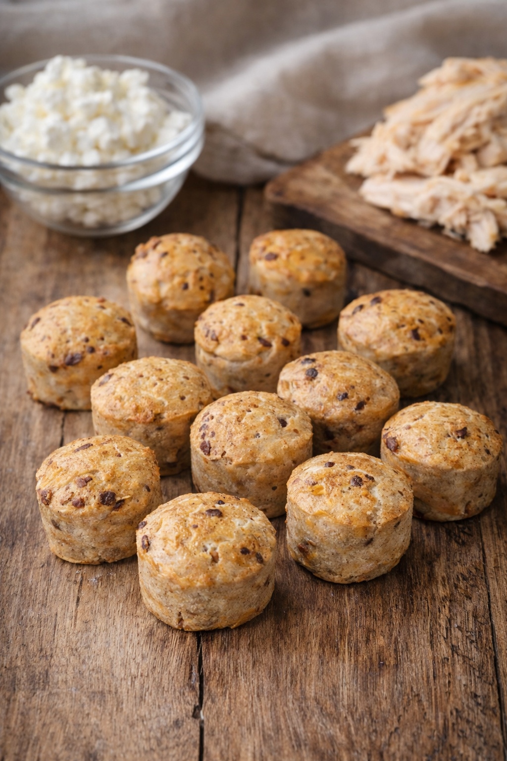 Geflügel-Käse-Muffin