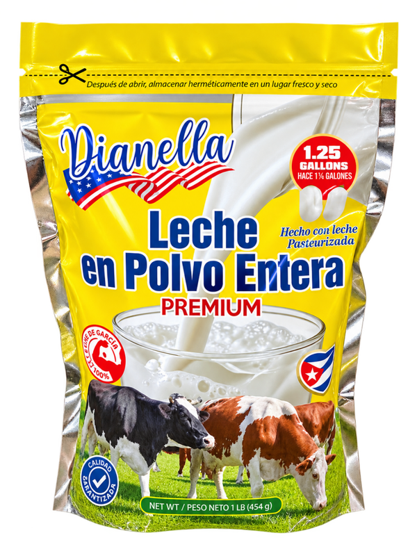 LECHE en polvo 1/kg $10.00