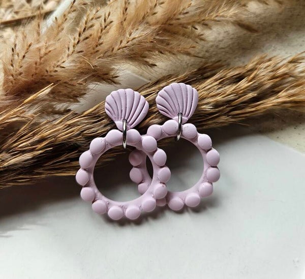 Oorbel Elisabeth | lila