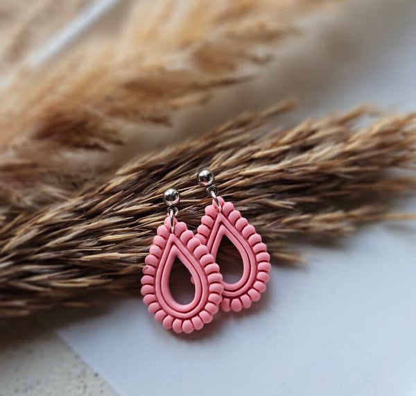 Oorbel Hogla | roze