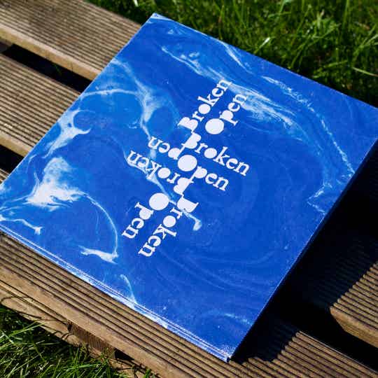 'Broken Open' EP book-bound version