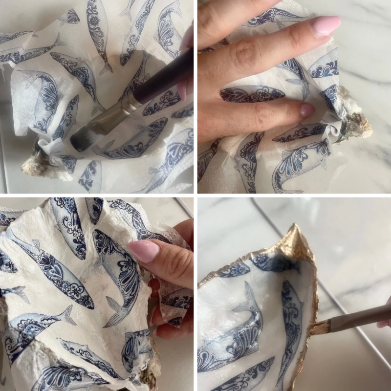 workshop met decoupage techniek